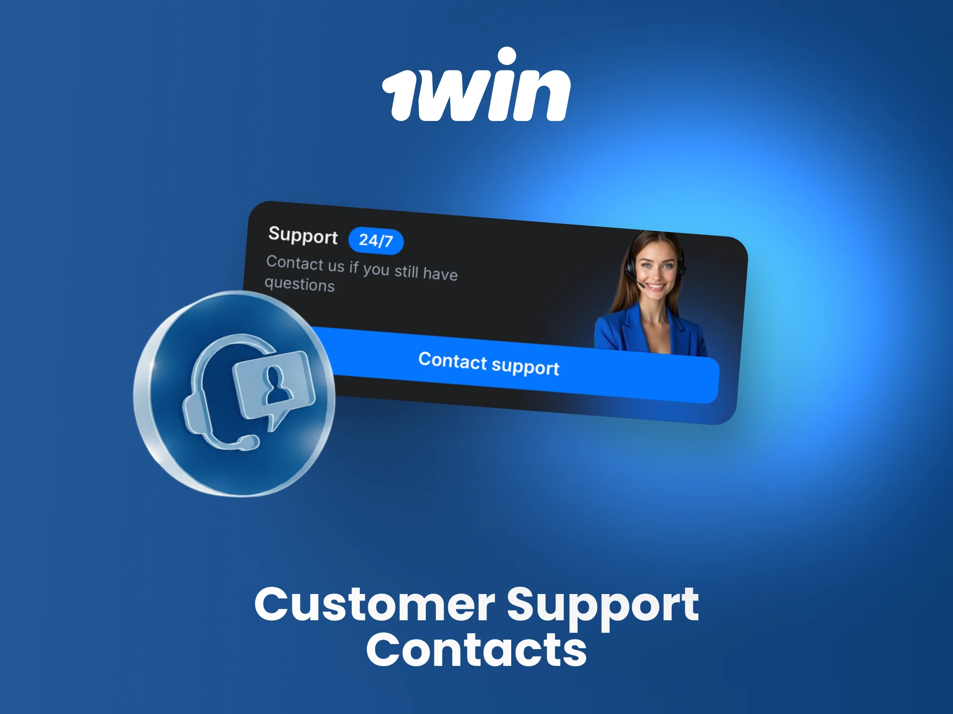 Reach out to the responsive 24/7 customer support team through multiple channels on the 1win platform.