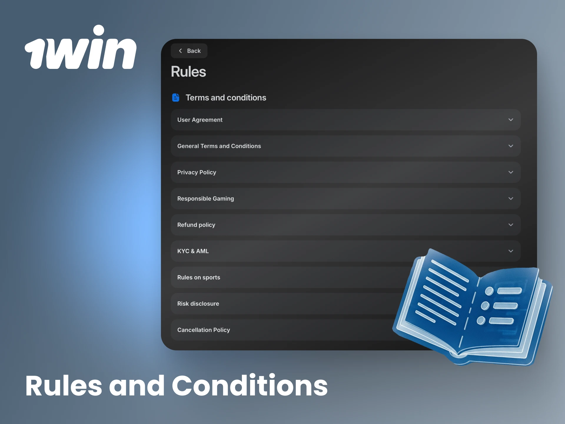 Review the essential rules and conditions to ensure a compliant and secure 1win account.