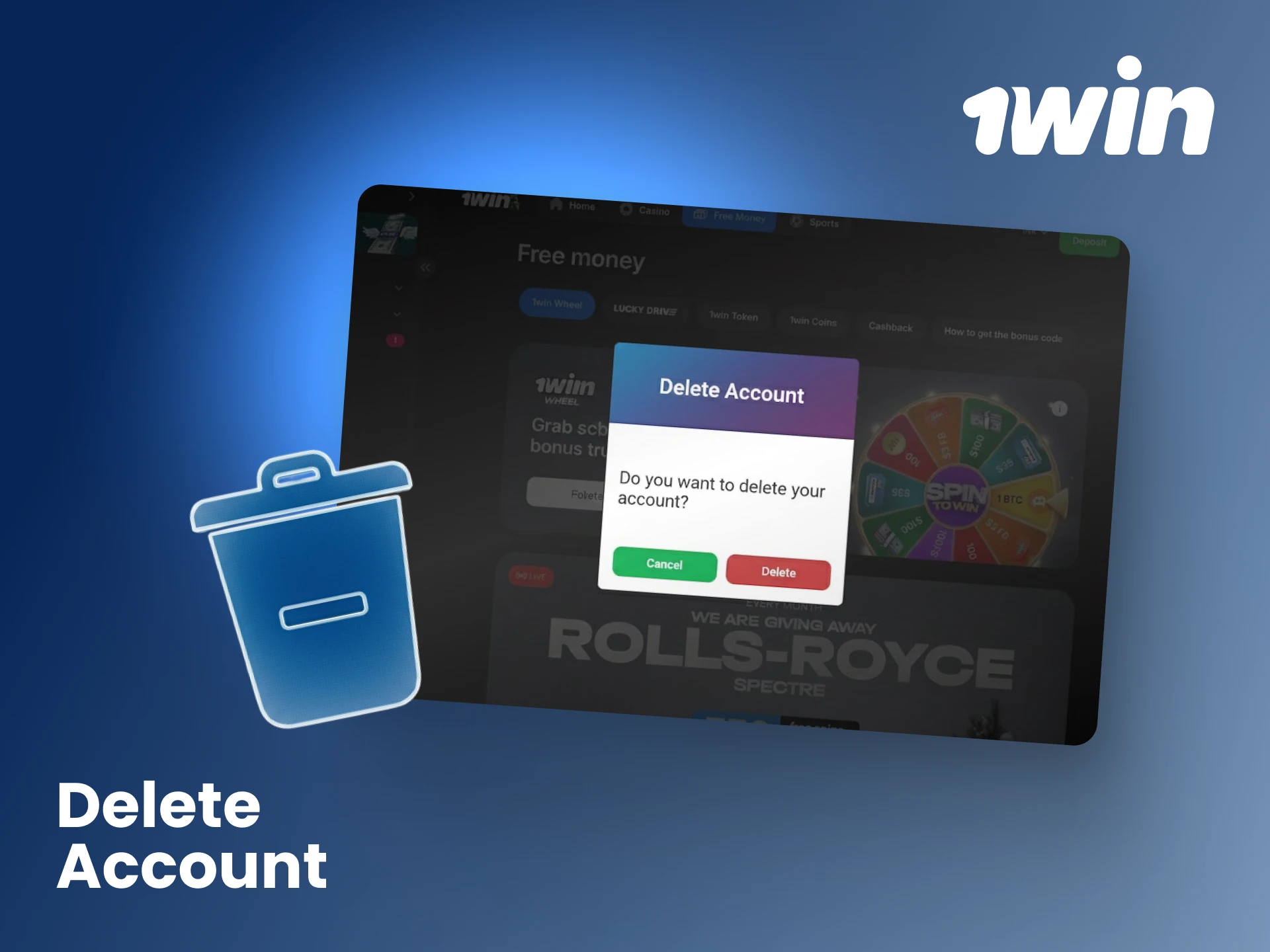Understand the official procedure to permanently close your account on the 1win platform.