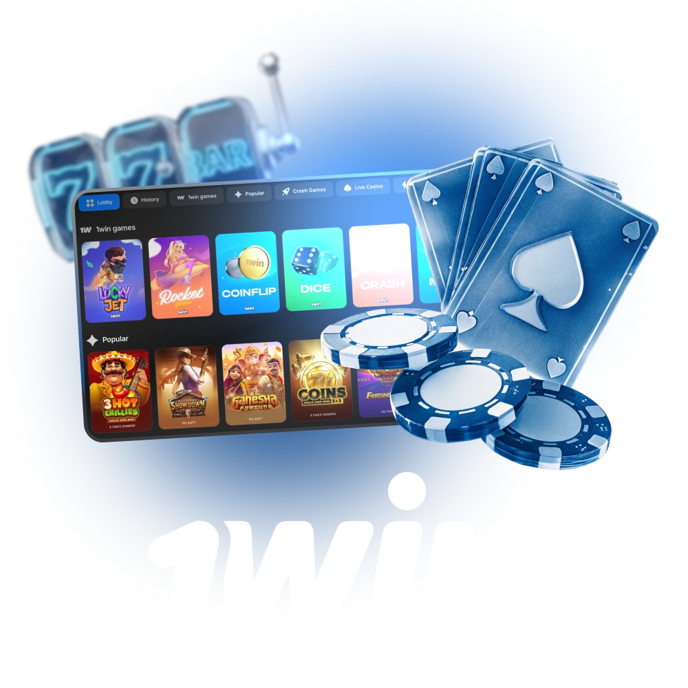 Explore a vast collection of over 10,000 online slot games from top providers in the 1win casino.