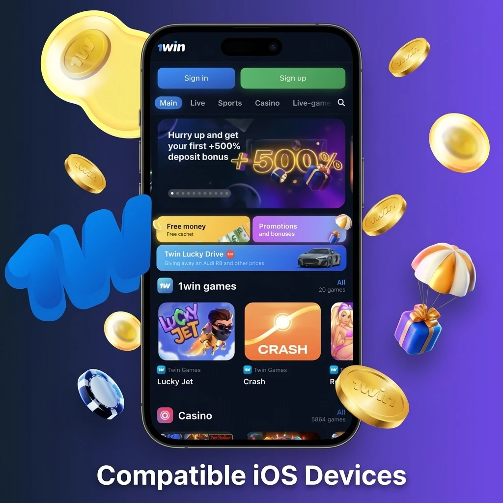List of compatible iPhone models for 1win app from iPhone X to iPhone 17 series including all variants